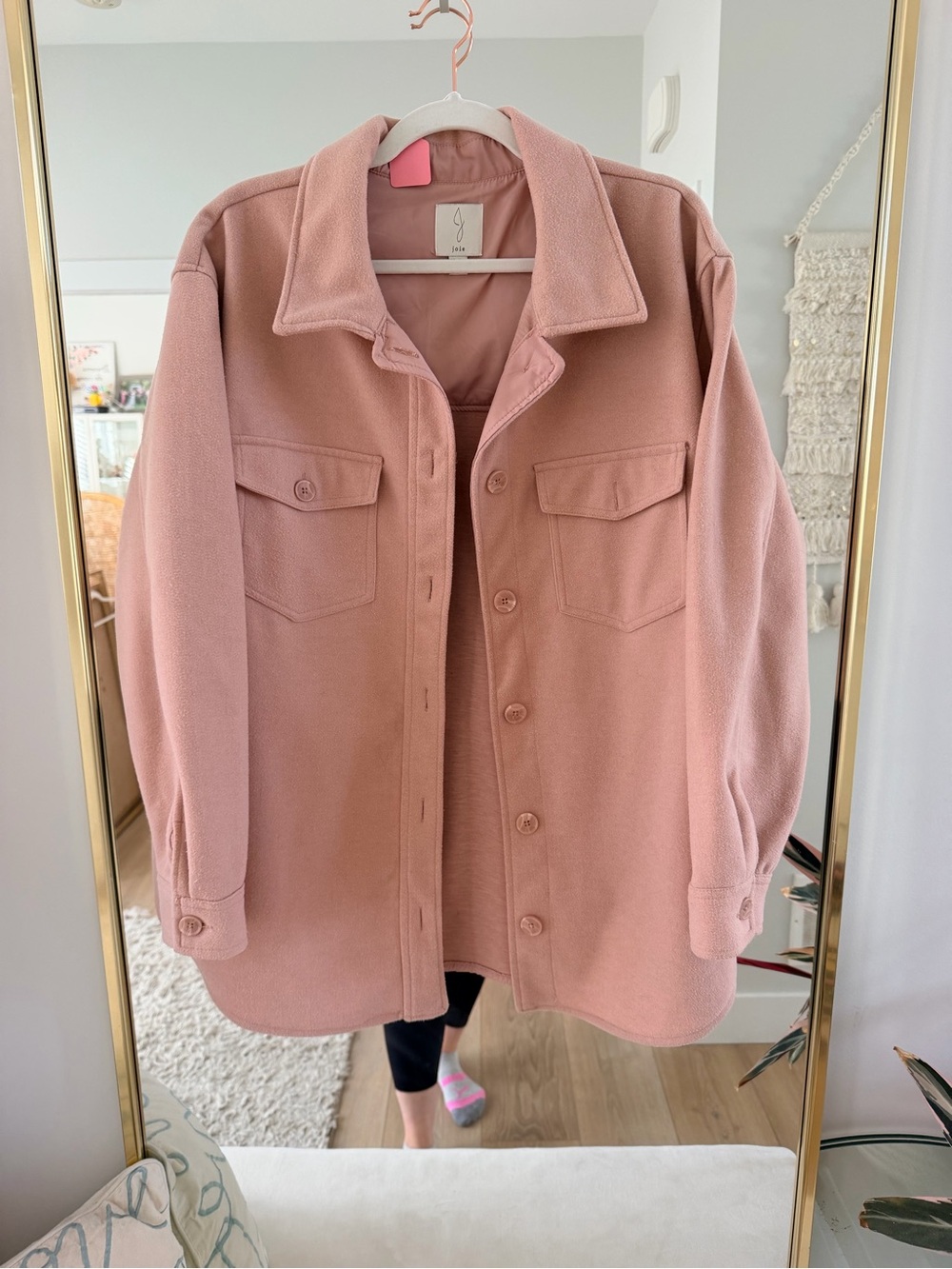 Shacket Coat - Dusty Rose